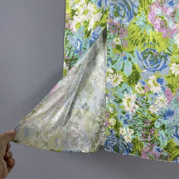 $358 Revolve Ronny Kobo Marlo Silk Blend Midi Skirt Size Medium M Jacquard Satin - Picture 7 of 15